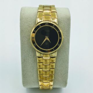Vintage Gucci 18k Gold Plated Swiss Quartz Ladies Wrist Watch Model 3300l