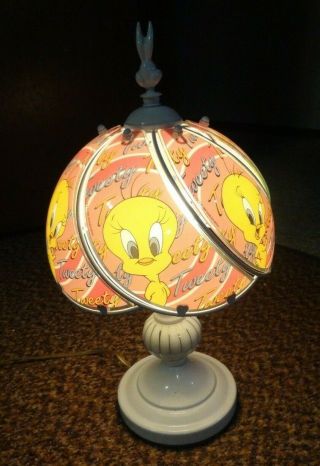 Vintage 1998 Tweety Bird Touch Lamp Warner Bros Looney Tunes
