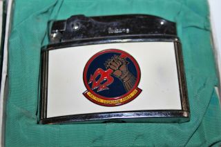 Vintage Vulcan Pocket Lighter - Us Navy - Patrol Squadron 16
