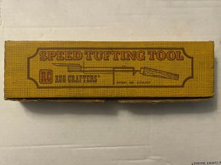 Vintage Rug Crafters Speed Tufting Tool
