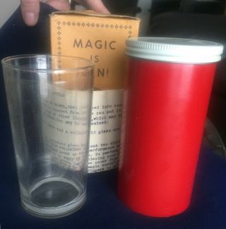 Vintage Magic Trick Liquid Appear By E - Z Magic Make Drink Magically Appear 1950s 2