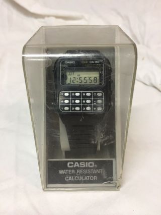 Casio Ca - 90 Calculator Game Watch Module 134 Space Invaders