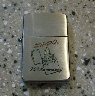 Vintage Zippo Lighter 25th Anniversary 2517191