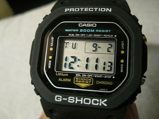 Casio G Shock Dw - 5200 Mod 240 Watch.  Watch