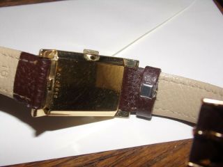 Vintage Men ' s Bulova 14K Gold Watch 8583070 2