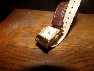 Vintage Men ' s Bulova 14K Gold Watch 8583070 5