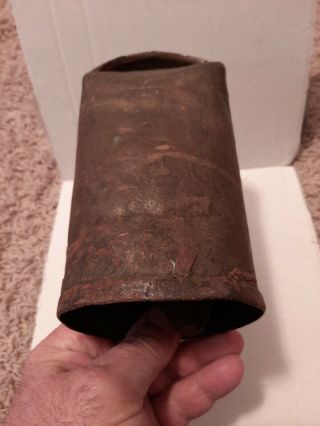 Antique Primitive Vintage Cow Bell Hand Forged Folk Art Realy Cool