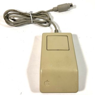 Vintage Apple Desktop Bus Mouse I Adb Beige For Macintosh G5431 M0142 A9m0331