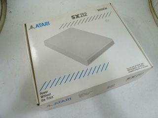 Vintage Atari Sx212 Home Computer Modem Ibm - Compatible W/ Box Retro Video Game