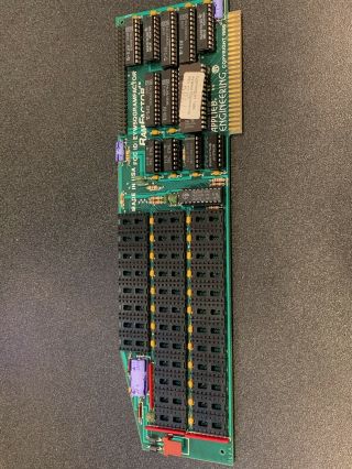 Applied Engineering Ramfactor 1986 Ram Memory Card Apple Ii Plus Iie 2 Computer