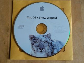 Apple Mac Os X Snow Leopard Instalation Dvd Ver.  10.  6 2z691 - 6558 - A