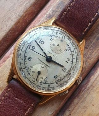 Orfina Rare Vintage Chronograph Mechanical Cal.  Venus 170 Watch - For Spare