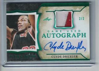 2020 Leaf In The Game Sports Emerald Drexler Game Autograph 2 Of 2