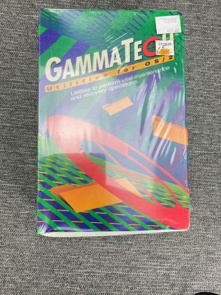 Gammatech Utilities (ibm Pc Os/2) | Softouch Systems Inc.