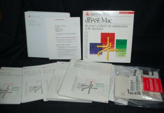 Ashton - Tate Dbase Mac For Macintosh Vintage Software 1987