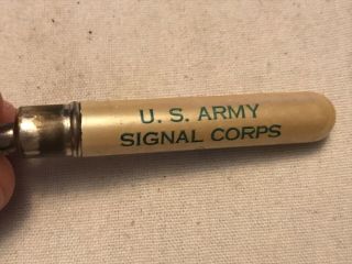 U.  S.  Army Signal Corps Vintage Lighter,  Camp Crowder,  Missouri