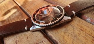 Sicura By Breitling 400 Vacuum TRITIUM 23J Automatic Vintage Men ' s Watch 6