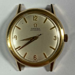 1964 Omega Automatic 10k Gf Cal.  550 17 Jewels 34mm Vintage Bump Watch 17j