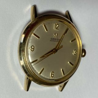 1964 OMEGA AUTOMATIC 10k GF Cal.  550 17 Jewels 34mm Vintage Bump Watch 17J 5