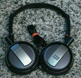 Vtg Sony Mdr - Nc7 On - Ear Noise Cancelling Folding Headphones
