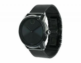 Movado Men ' s 3600261 Bold Analog Display Swiss Quartz Black Slim Watch 3