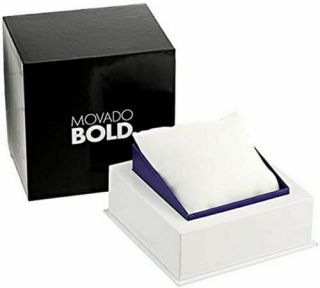 Movado Men ' s 3600261 Bold Analog Display Swiss Quartz Black Slim Watch 4