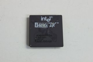 Intel A80486dx - 33 Sx729 I486dx 486 33 Mhz Processor Cpu
