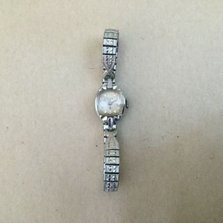 Vintage Ladies Elgin 19 Jewels 10K Gold Filled Watch Women 3