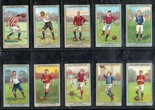 27 X 1910 Gallaher Association Football Club Colours Cigarette Cards Footballers