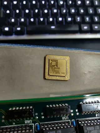 AMD 286 - 10 CPU Motherboard IBM PC/AT - VLSI - Retro - Vintage - Rare 2