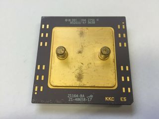 Dec Alpha 21164 - Ba 300 21 - 40658 - 17 Vintage Cpu,  Gold