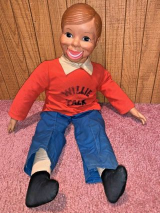 Vintage Horsman Willie Talk Ventriloquist Doll Toy 22 "