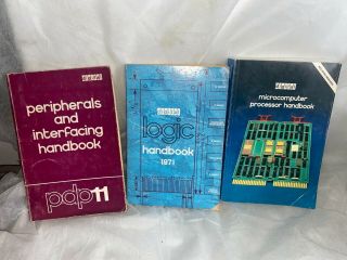 3 Dec Pdp - 11 Vintage Computer Handbooks Peripherals Logic & Processor