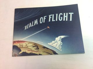 Realm Of Flight Vtg 1954 Us Caa Flying Piloting Private Aircraft Weather Booklet
