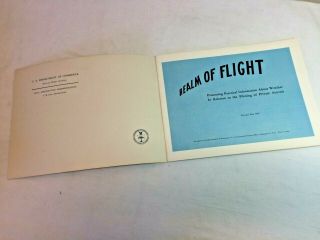 Realm of Flight Vtg 1954 US CAA Flying Piloting Private Aircraft Weather Booklet 2
