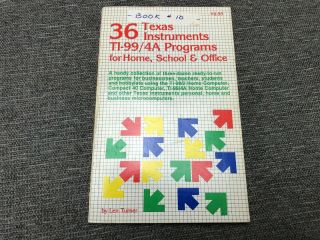 36 Texas Instruments Ti - 99/4a Programs For Home,  School,  & Office | Len Turner