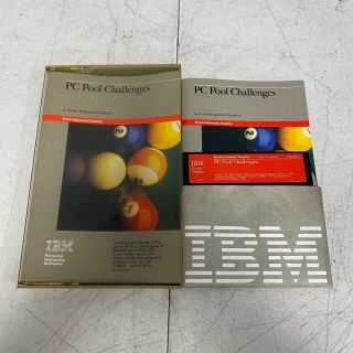 Ibm Pc Pool Challenges For Ibm Pc Xt & Pcjr Complete With Box