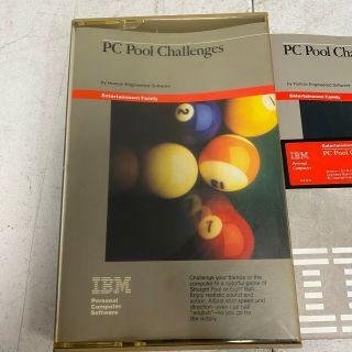 IBM PC Pool Challenges for IBM PC XT & PCjr Complete with Box 2