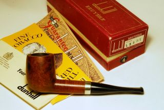 1967 Dunhill Bruyere Lbs 4a (f/t) Billiard Estate Pipe W/box And Papers