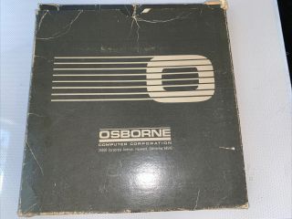 Pc - Dos Osborne 1981 Osborne1 5.  25 " Floppy Disks Cbasic Cp/m Wordstar Supercalc