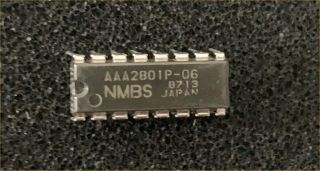 Nos Nmb Aaa2801p - 6 Dram Memory 256k X 1 60ns Chips 25pc In Tube