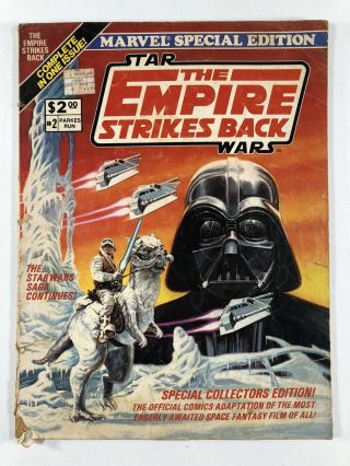 Star Wars The Empire Strikes Back Vintage Marvel Special Edition 2 1980