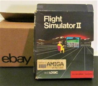 Flight Simulator Ii For Amiga Computers 1986 Sublogic Corporation.