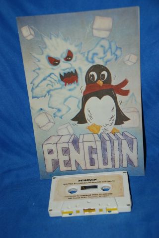 Radio Shack Trs - 80 Model I Assorted Vintage Cassette Games: Penguin