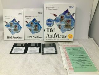 Ibm Antivirus Windows 95 Version 2.  5.  1 Computer Pc 3.  5 " Floppy Disk Os/2