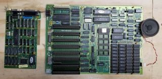 Turbo Pc/xt Motherboard 8 Mhz 8 Bit Motherboard & Video Card