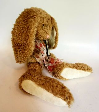 Boyd’s Bears J.  B.  Bean Plush Stuffed Tan Rabbit Bunny with Bow Toy Decor 16” 3