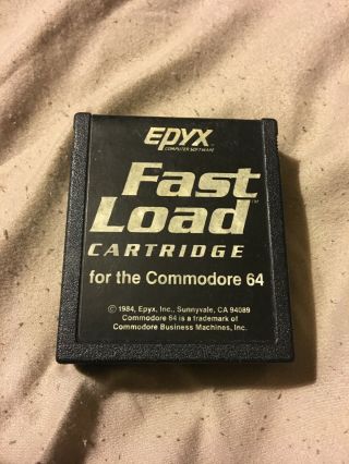 Epyx Fast Load Cartridge Commodore 64 - Video Computer Game -
