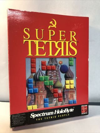 Tetris Ibm Tandy 1000 5.  25 Disk Vintage Game