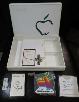 1984 Macintosh Mac White Picasso Accessory Kit Plastic Box